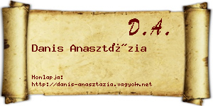 Danis Anasztázia névjegykártya
